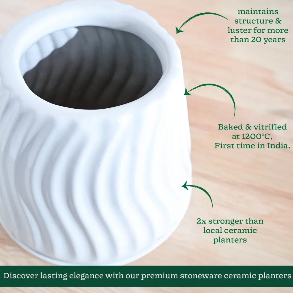 Fallen Angel Ceramic Planter