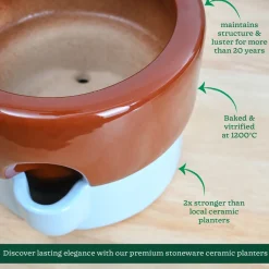 Flower Sunflower Ceramic Planter