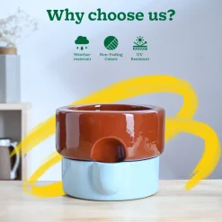 Flower Sunflower Ceramic Planter