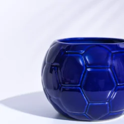 Football Ceramic Pot (5.3 Inch Diameter)