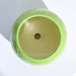 Football Ceramic Pot (5.3 Inch Diameter)
