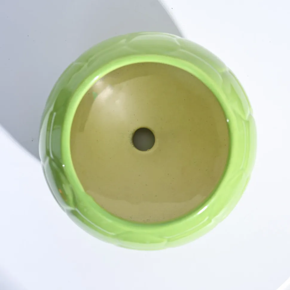 Football Ceramic Pot (5.3 Inch Diameter)