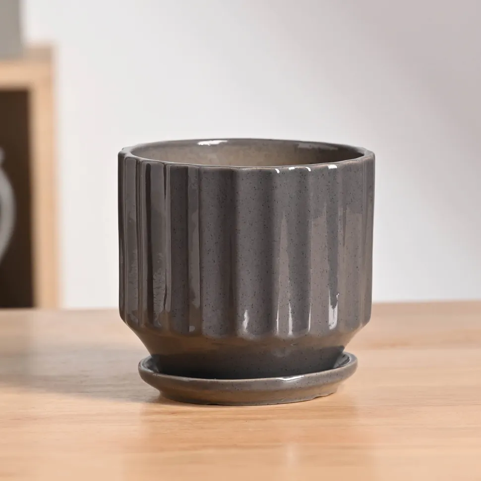Frosted Ceramic Pot