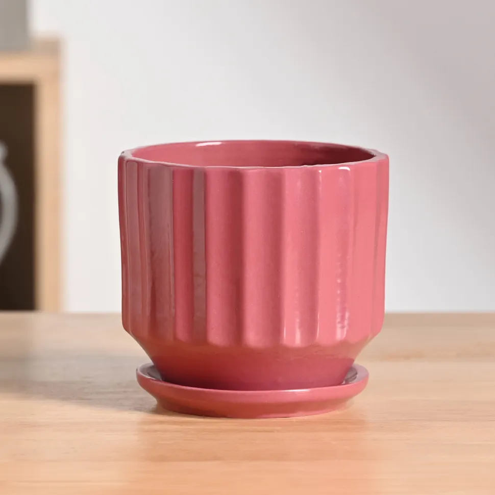 Frosted Ceramic Pot