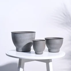 Gunmetal Goblet Planter