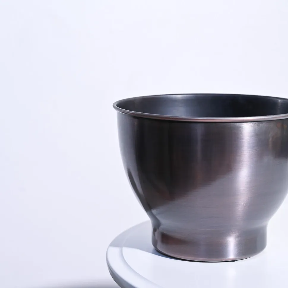 Gunmetal Goblet Planter