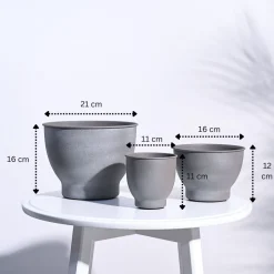 Gunmetal Goblet Planter