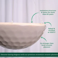 Hanging Ceramic Planters Petrichor Smite