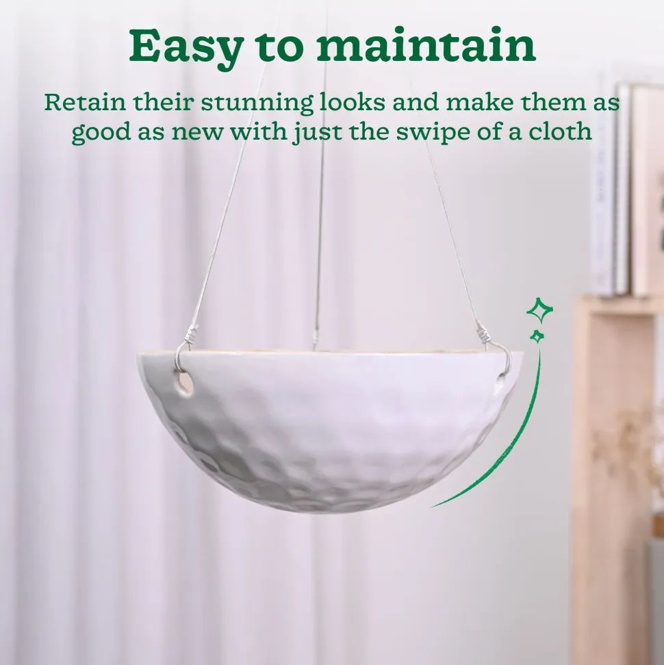 Hanging Ceramic Planters Petrichor Smite