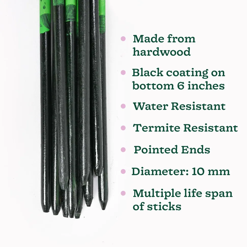 Hardwood Support Sticks - 3 Ft