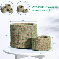 Heart Coir Planter - Set of 2