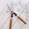 Hedge Shear with Wooden Handle - 10 Inch
