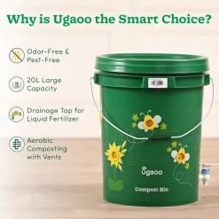 Home Compost Bin Kit - 20 Liter