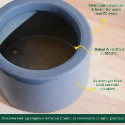 Lilac Stories Bowl Ceramic Planter