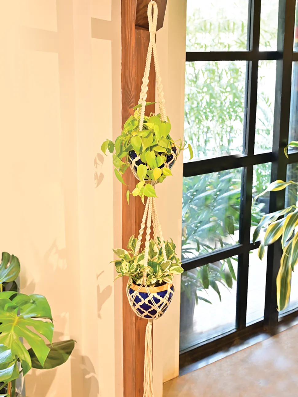 Macrame Two Layer Hanger