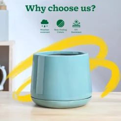 Monsoon Medley Ceramic Planter
