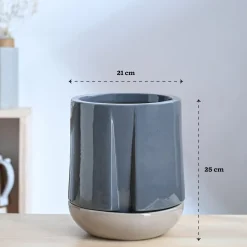 Moonlight Drama Ceramic Planter