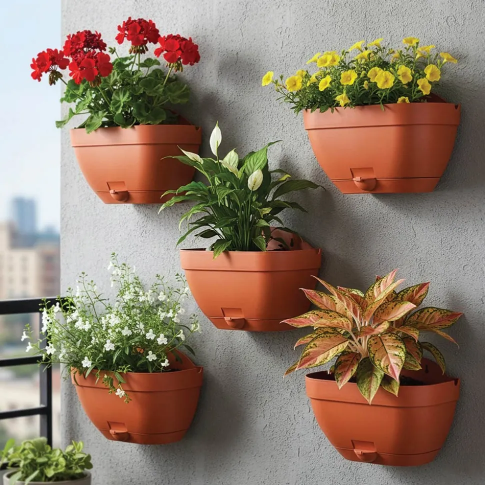 Mounta Wall Planter:- Set of 5