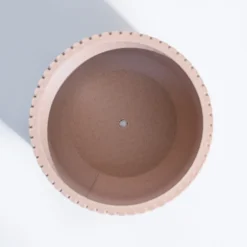 Oblique Elegance Wooden Pot