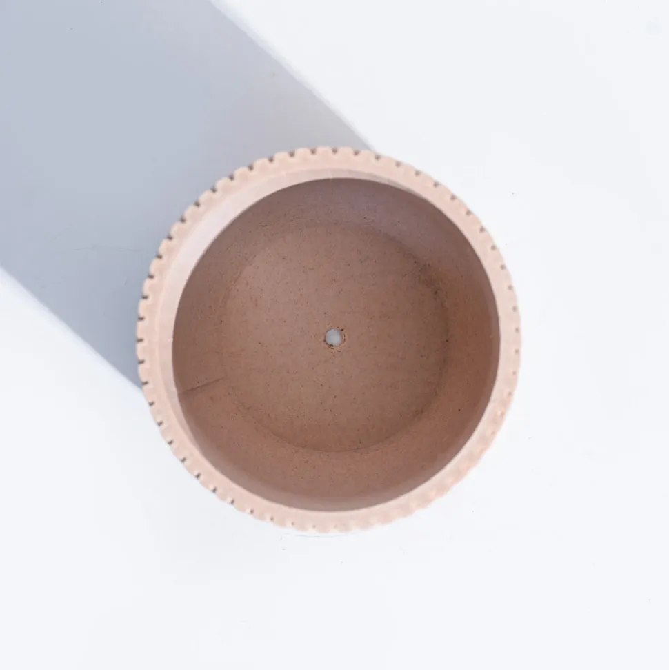Oblique Elegance Wooden Pot