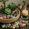 Onyx Mixed Colors Polished Pebbles- 1 Kg