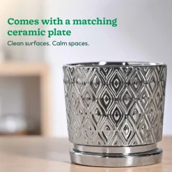 Peacock ceramic pot 5 inch