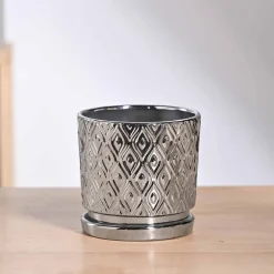 Peacock ceramic pot 5 inch