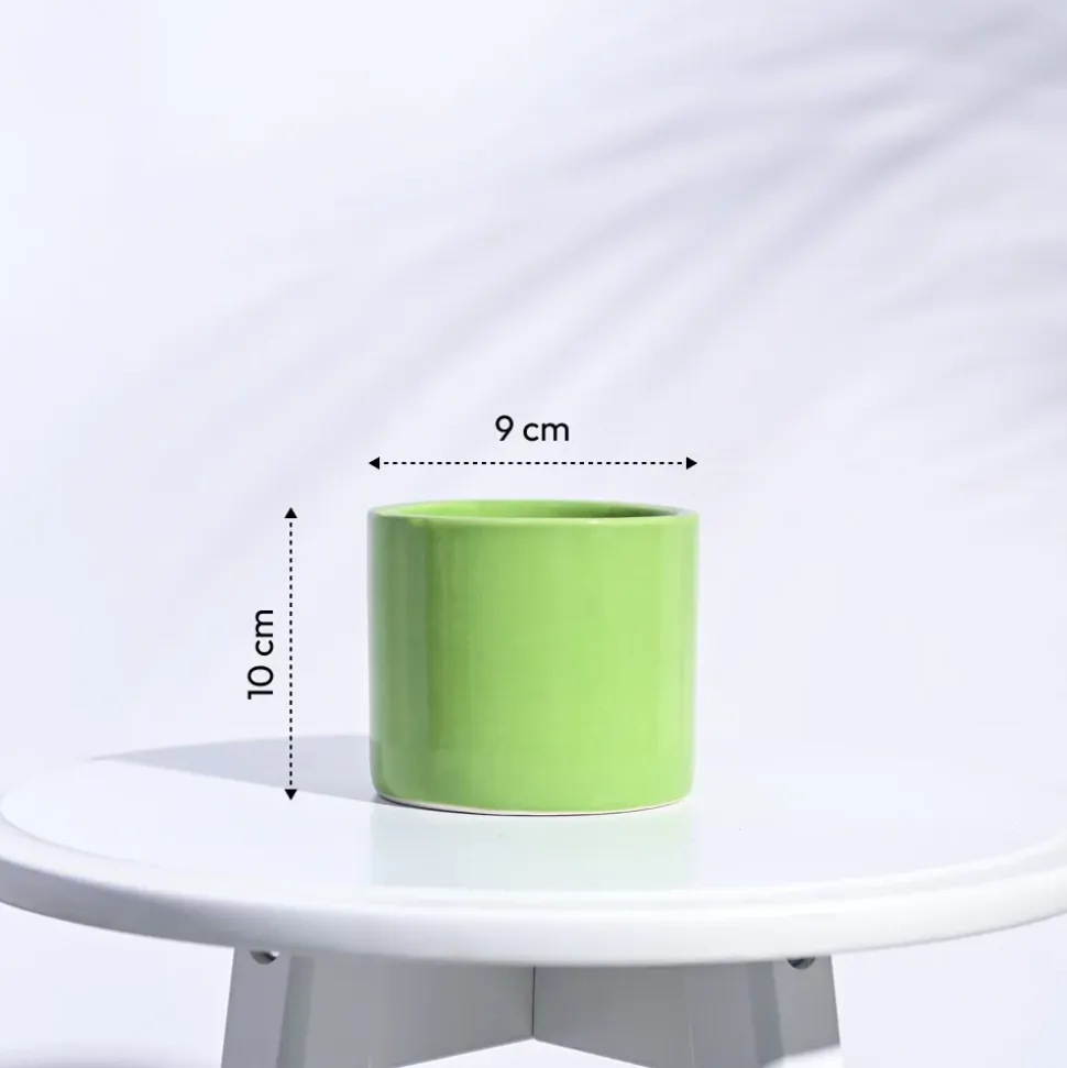 Pipe Ceramic Pot (3.8 Inch Diameter)