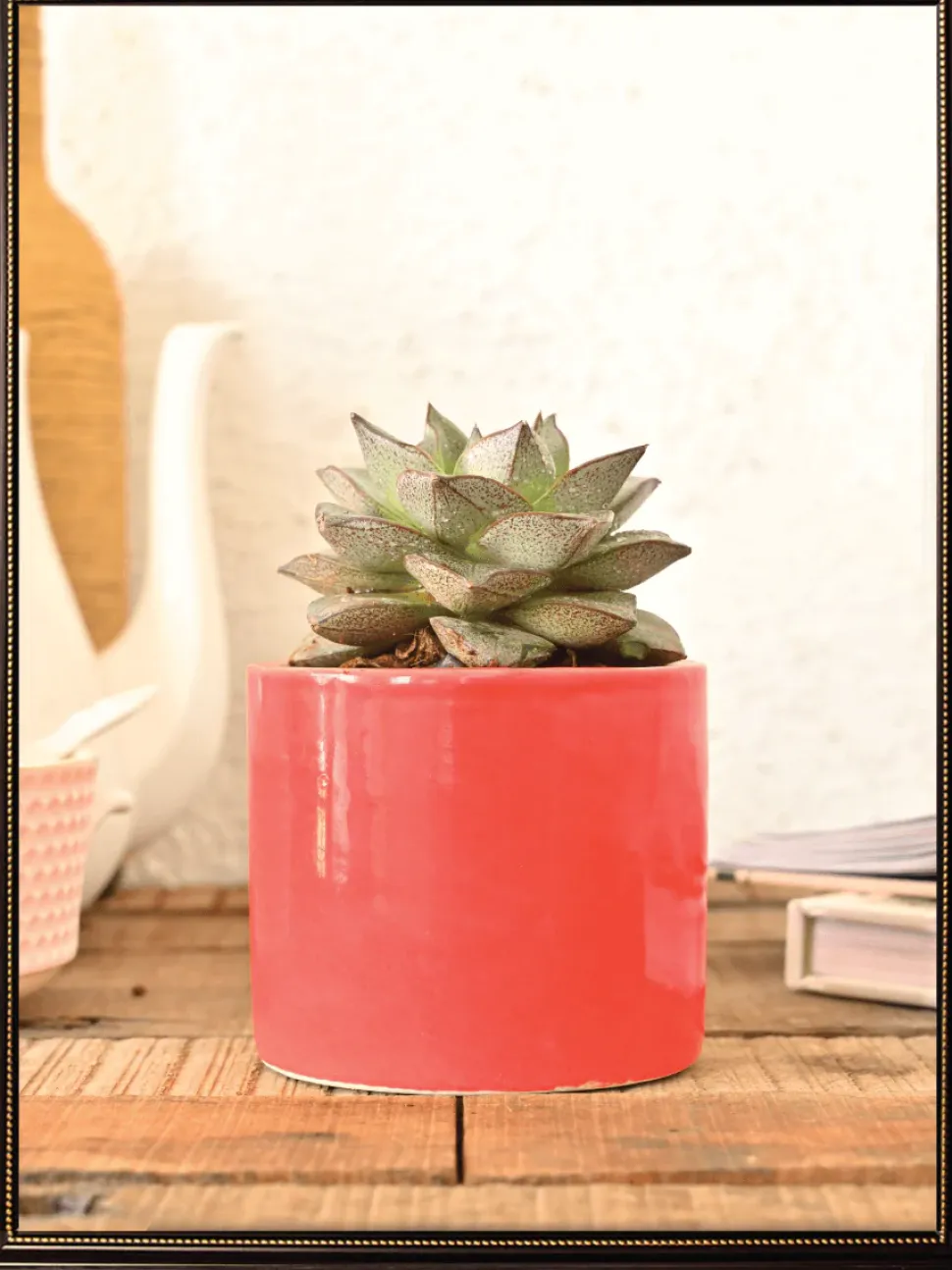 Pipe Ceramic Pot (3.8 Inch Diameter)