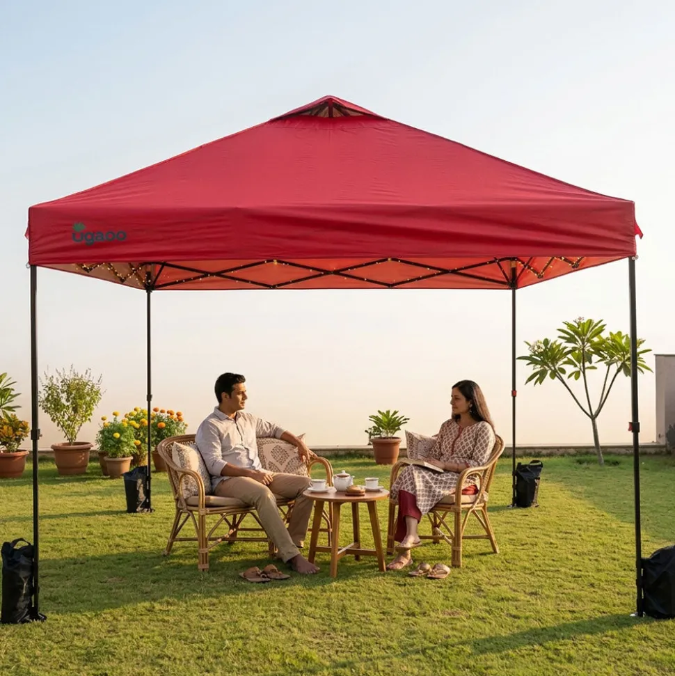 Premium Pop-Up Gazebo Canopy Tent 10×10 ft – Waterproof Outdoor Canopy with Carry Bag