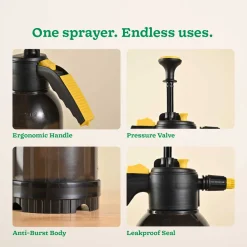 Pressure Spray Pump 2 Litre - Yellow & Black