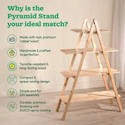 Pyramid Wooden Stand