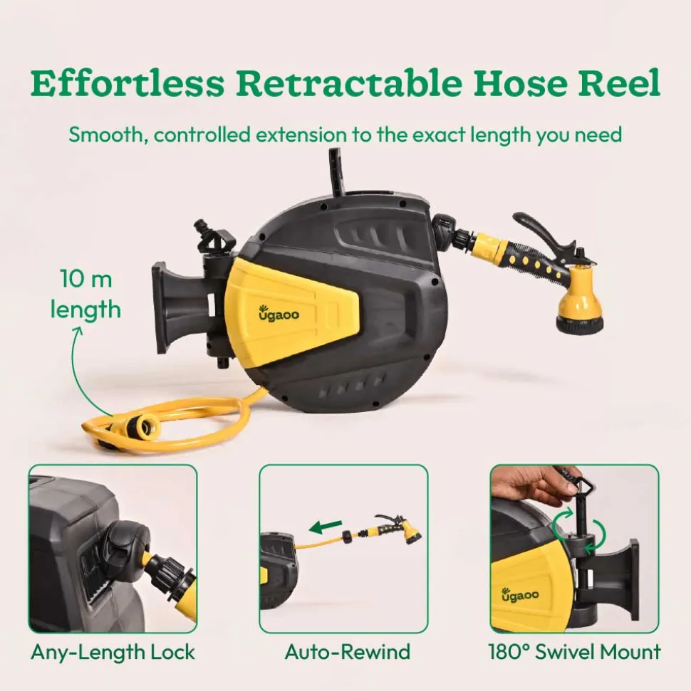 Retractable Garden Hose Reel