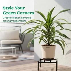 Rolling Plant Stand - Black