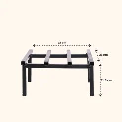 Rolling Plant Stand - Black