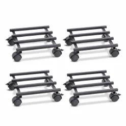 Rolling Plant Stand - Black