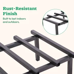 Rolling Plant Stand - Black