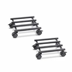 Rolling Plant Stand - Black