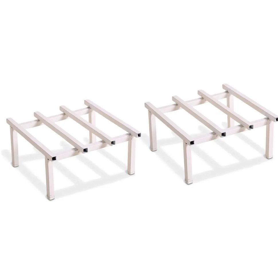 Rolling Plant Stand - White