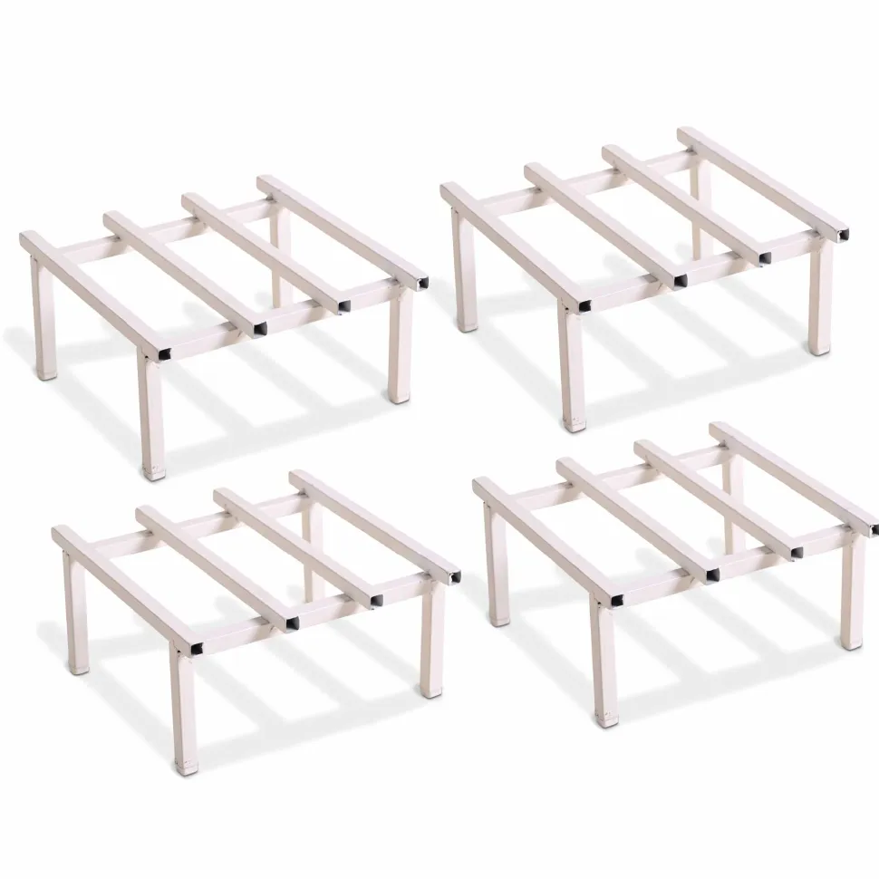 Rolling Plant Stand - White