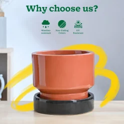 Soothing Rains Ceramic Planters