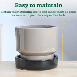 Soothing Rains Ceramic Planters