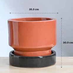 Soothing Rains Ceramic Planters