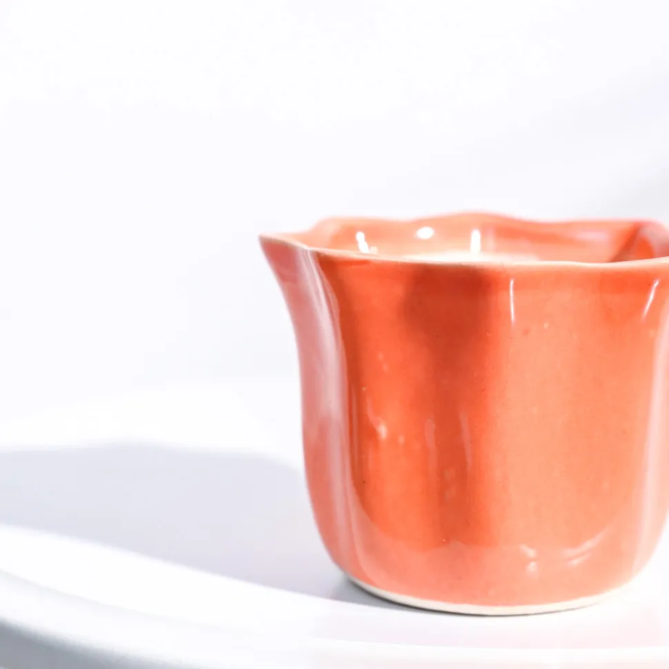 Star Ceramic Pot (4.2 Inch Width)