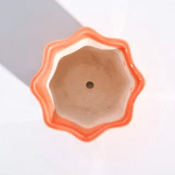 Star Ceramic Pot (4.2 Inch Width)