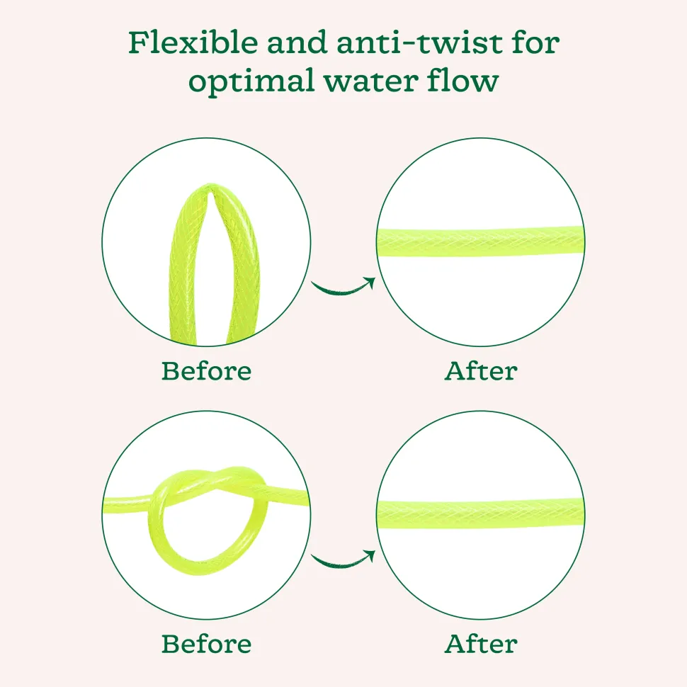 Super Braided Green Water Hose PVC Pipe