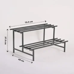2-Tier Elevate Metal Plant Stand