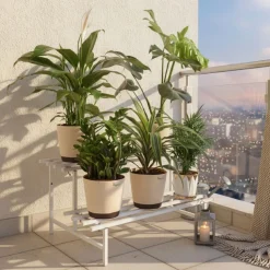 2-Tier Elevate Metal Plant Stand
