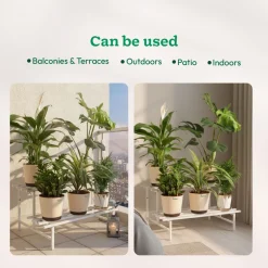 2-Tier Elevate Metal Plant Stand
