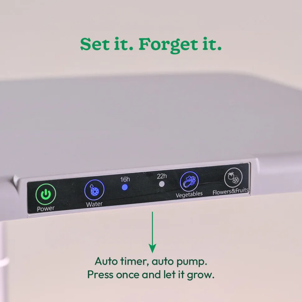 3-Tier Hydroponic Growing System with LED Grow Light